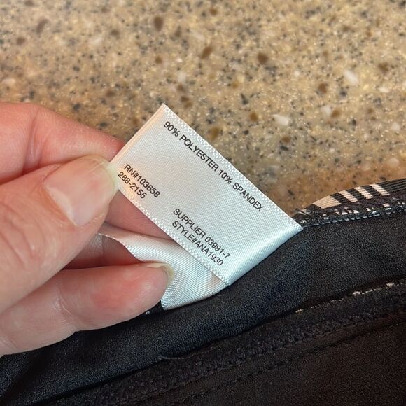 A.N.A. Black & White Stripe 2-Piece Bikini *NEW* - Picture 4 of 9